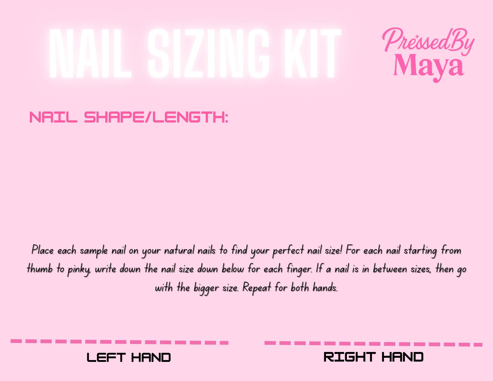 Sizing Kit